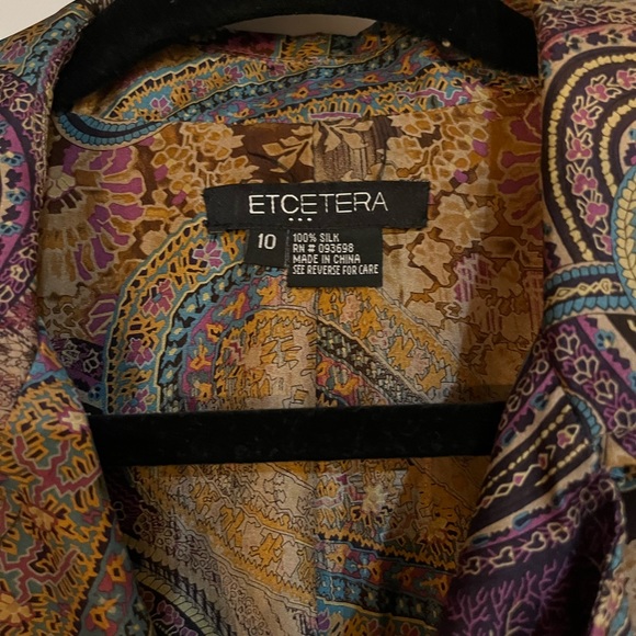 Etcertra paisley jacket size 10 - Picture 5 of 5